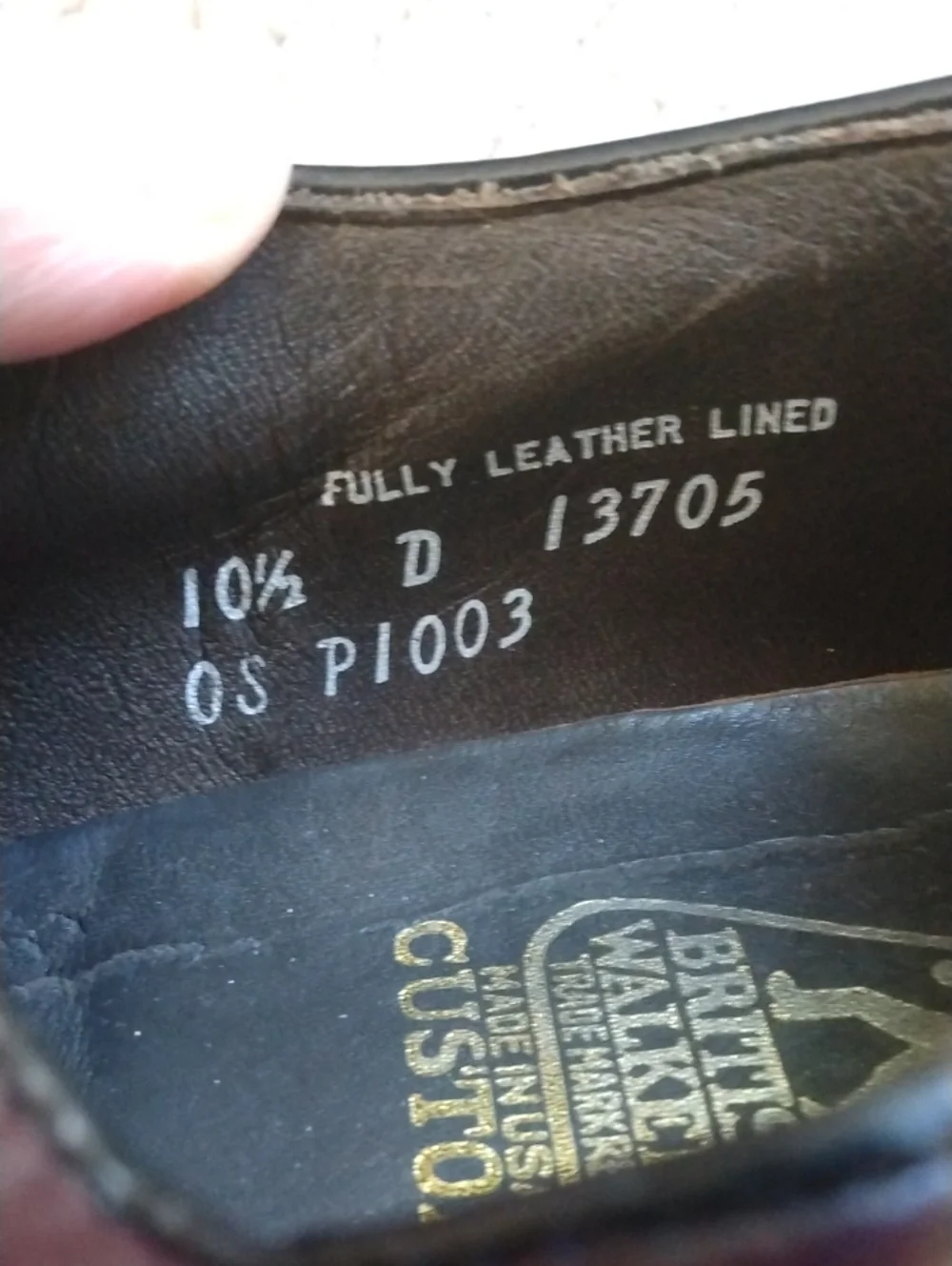 British Walkers Oxblood/Burgundy Leather Derby Shoes 10.5 D (Made in the USA)